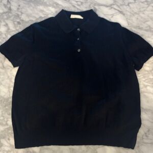 Everlane women’s Black Polo Shirt